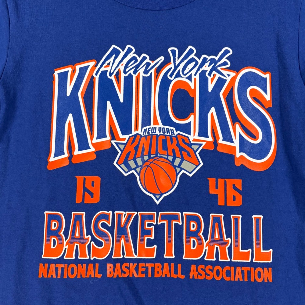 NBA New York Knicks Youth Royal Blue Graphic T-Shirt Size Large 12-14 New Tags - Picture 4 of 7